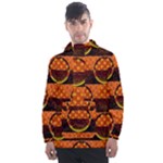 Art Pattern Design Wallpaper Men s Front Pocket Pullover Windbreaker