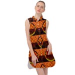 Art Pattern Design Wallpaper Sleeveless Shirt Dress