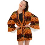 Art Pattern Design Wallpaper Long Sleeve Kimono