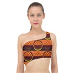 Art Pattern Design Wallpaper Spliced Up Bikini Top 