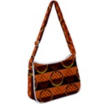 Art Pattern Design Wallpaper Zip Up Shoulder Bag