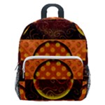 Art Pattern Design Wallpaper Kids  Age 5-10 Lightweight School Backpack with Side Pockets