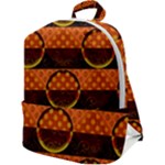 Art Pattern Design Wallpaper Zip Up Backpack