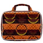 Art Pattern Design Wallpaper Travel Toiletry Bag With Hanging Hook