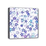 Christmas Stars Background Mini Canvas 4  x 4  (Stretched)