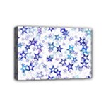 Christmas Stars Background Mini Canvas 6  x 4  (Stretched)