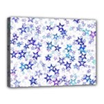 Christmas Stars Background Canvas 16  x 12  (Stretched)