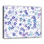 Christmas Stars Background Canvas 20  x 16  (Stretched)