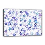 Christmas Stars Background Canvas 18  x 12  (Stretched)