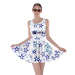 Christmas Stars Background Skater Dress