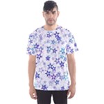 Christmas Stars Background Men s Sport Mesh T-Shirt