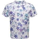 Christmas Stars Background Men s Cotton T-Shirt