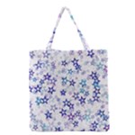 Christmas Stars Background Grocery Tote Bag