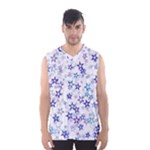 Christmas Stars Background Men s Basketball Tank Top