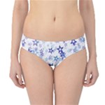 Christmas Stars Background Hipster Bikini Bottoms