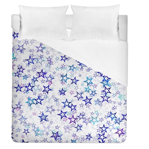 Christmas Stars Background Duvet Cover (Queen Size) from ArtsNow.com