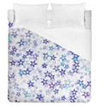 Christmas Stars Background Duvet Cover (Queen Size)