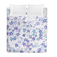 Christmas Stars Background Duvet Cover Double Side (Full/ Double Size) from ArtsNow.com