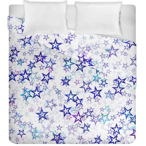 Christmas Stars Background Duvet Cover Double Side (King Size) from ArtsNow.com