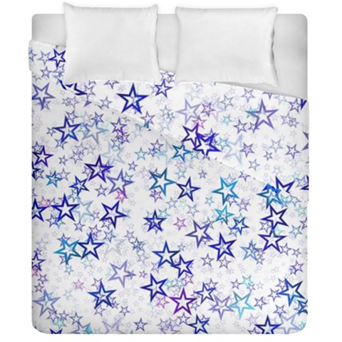 Christmas Stars Background Duvet Cover Double Side (California King Size) from ArtsNow.com