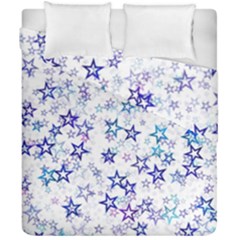 Christmas Stars Background Duvet Cover Double Side (California King Size) from ArtsNow.com