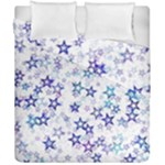 Christmas Stars Background Duvet Cover Double Side (California King Size)