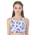 Christmas Stars Background Tank Bikini Top