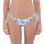 Christmas Stars Background Reversible Bikini Bottoms