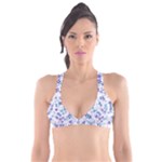 Christmas Stars Background Plunge Bikini Top