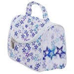 Christmas Stars Background Satchel Handbag