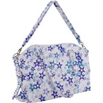 Christmas Stars Background Canvas Crossbody Bag