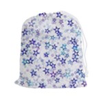 Christmas Stars Background Drawstring Pouch (2XL)