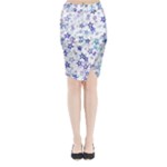 Christmas Stars Background Midi Wrap Pencil Skirt