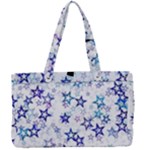 Christmas Stars Background Canvas Work Bag