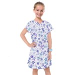 Christmas Stars Background Kids  Drop Waist Dress