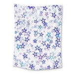 Christmas Stars Background Medium Tapestry