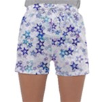 Christmas Stars Background Sleepwear Shorts