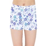 Christmas Stars Background Kids  Sports Shorts