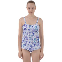 Twist Front Tankini Set 