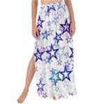 Christmas Stars Background Maxi Chiffon Tie-Up Sarong