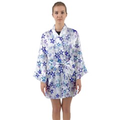 Long Sleeve Satin Kimono 