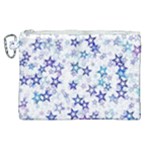 Christmas Stars Background Canvas Cosmetic Bag (XL)