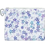 Christmas Stars Background Canvas Cosmetic Bag (XXXL)