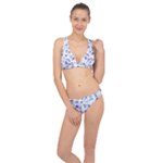 Christmas Stars Background Classic Banded Bikini Set 