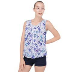 Bubble Hem Chiffon Tank Top 