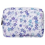 Christmas Stars Background Make Up Pouch (Medium)