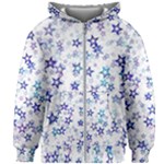 Christmas Stars Background Kids  Zipper Hoodie Without Drawstring