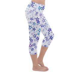 Lightweight Velour Capri Yoga Leggings 