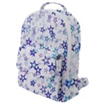 Christmas Stars Background Flap Pocket Backpack (Small)