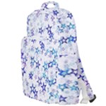 Christmas Stars Background Double Compartment Backpack